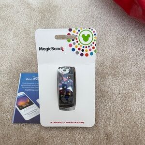 Disney MagicBand 2 with Black and Multicolor Design